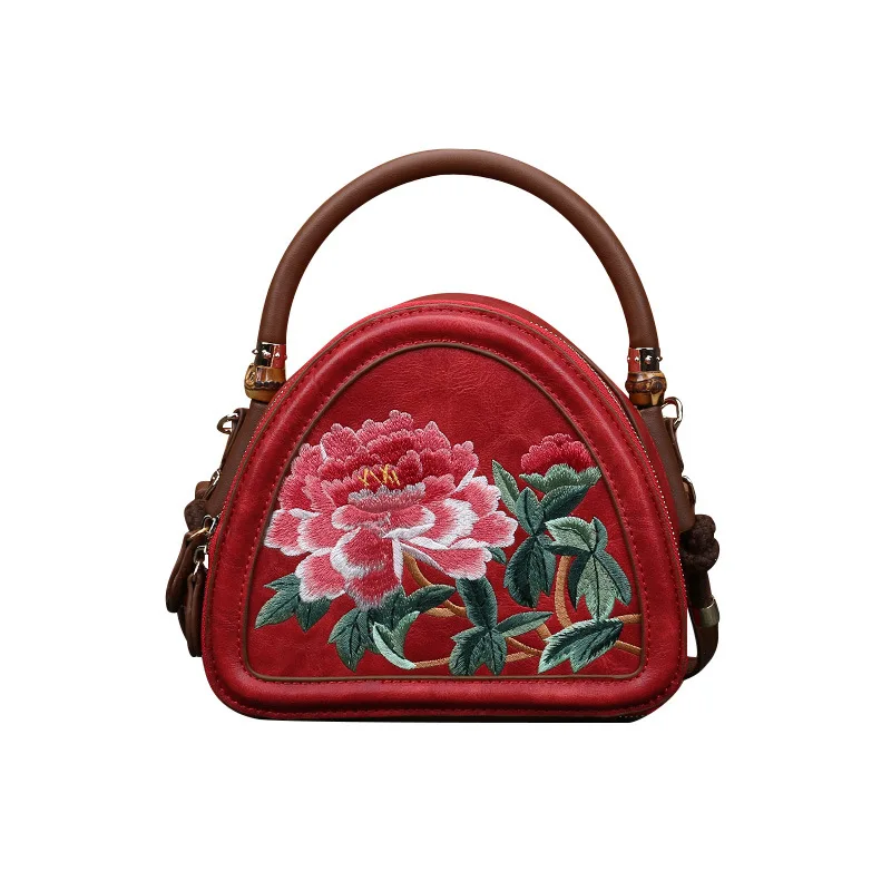

Women New Fashion Rubbing Color Retro Embroidery Large Capacity Shell Bag Shoulder Bag Tote Bag Crossbody Bag Office Daily