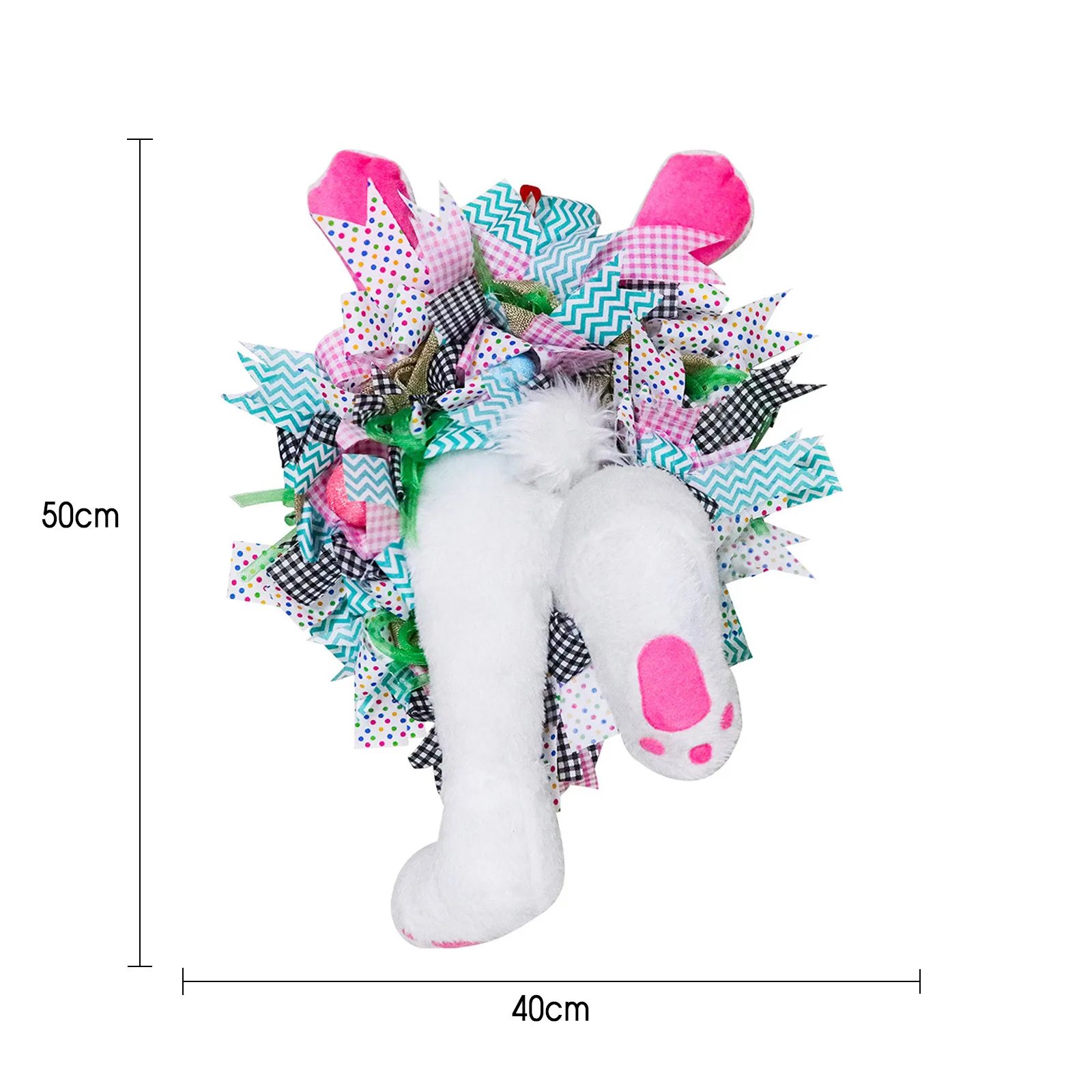 

Creative Easter Bunny Pendant Lovely Door/Wall Decorative Wreath Party Festival Prop Holiday Decoration Garland Ornaments