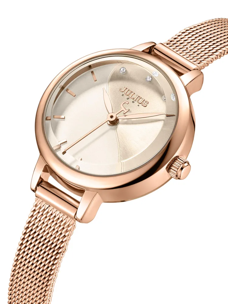 Часы женские маленькие из нержавеющей стали с металлическим браслетом | Наручные