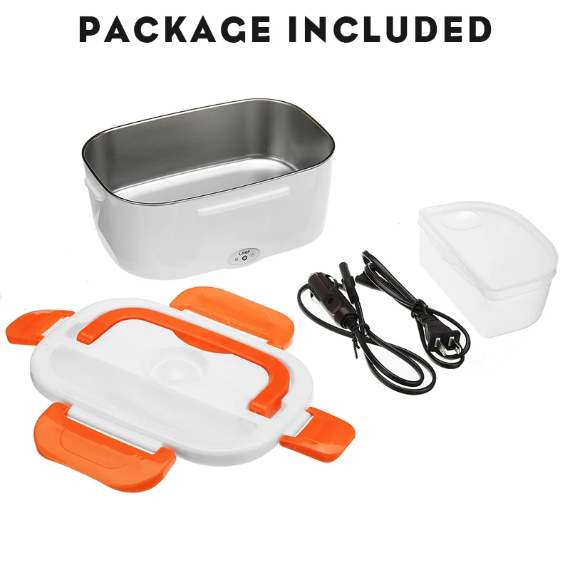

110V/220V Multifunction Electric Lunch Box Portable Electric Heating Food Warmer Heater Rice Container for Office Car Lunch Box