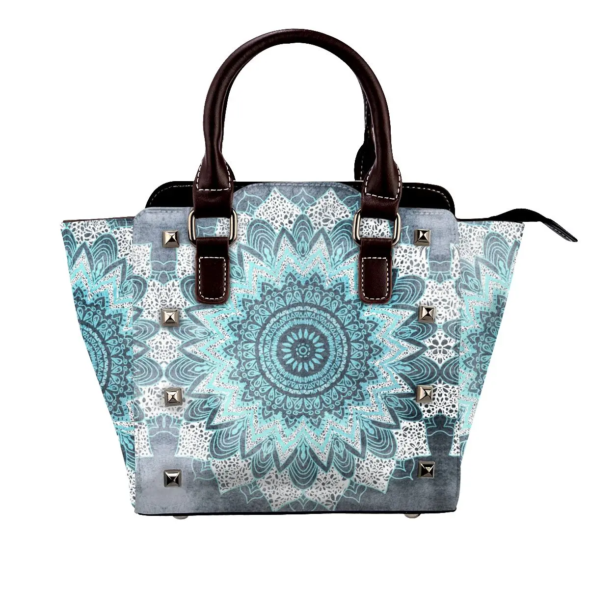 

BOHOCHIC MANDALA Bohemian Shoulder Bag Print Streetwear Leather Handbag Woman Bulk Aesthetic Bags