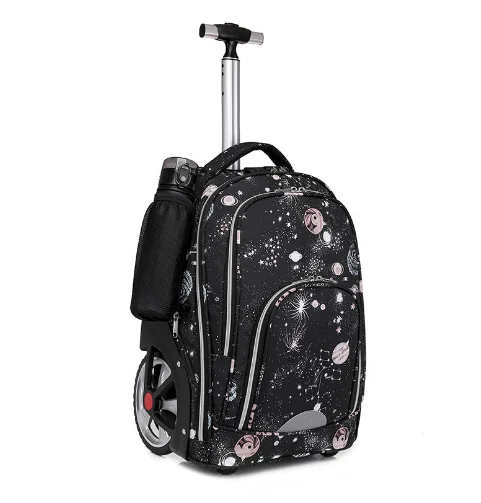 19 Inch school Trolley Bags wheels for teenagers Oxford Travel Trolley Backpack Carry-on hand Rolling Luggage backpack Suitcase
