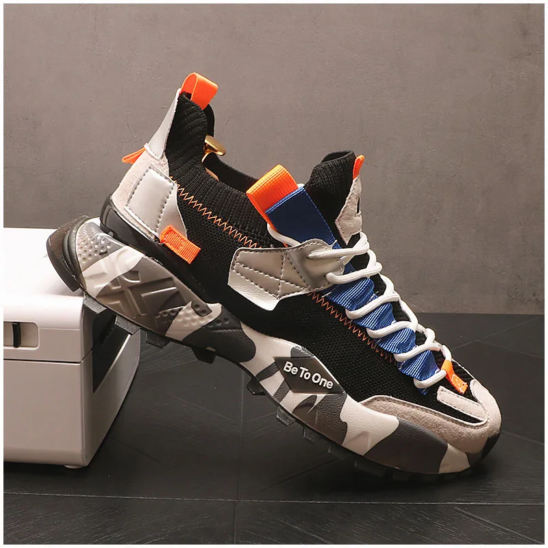 

Дизайнерские мужские кроссовки, дышащая сетчатая повседневная обувь на плоской подошве, для бега, тенниса