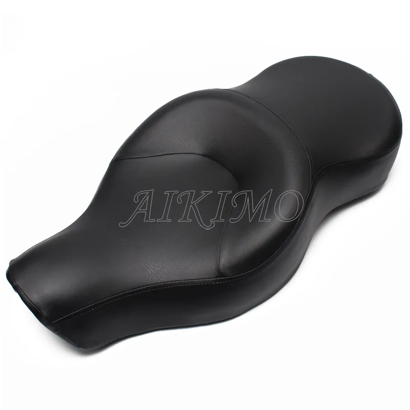 Мотоциклетные черный драйвер + пассажирские сиденья 2 два местный диван Tour