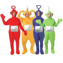 Fancy Adult Kids Teletubbies Jumpsuit Carnival Halloween Teletubbies cosplay costume Parent-child Clothes Party clothing