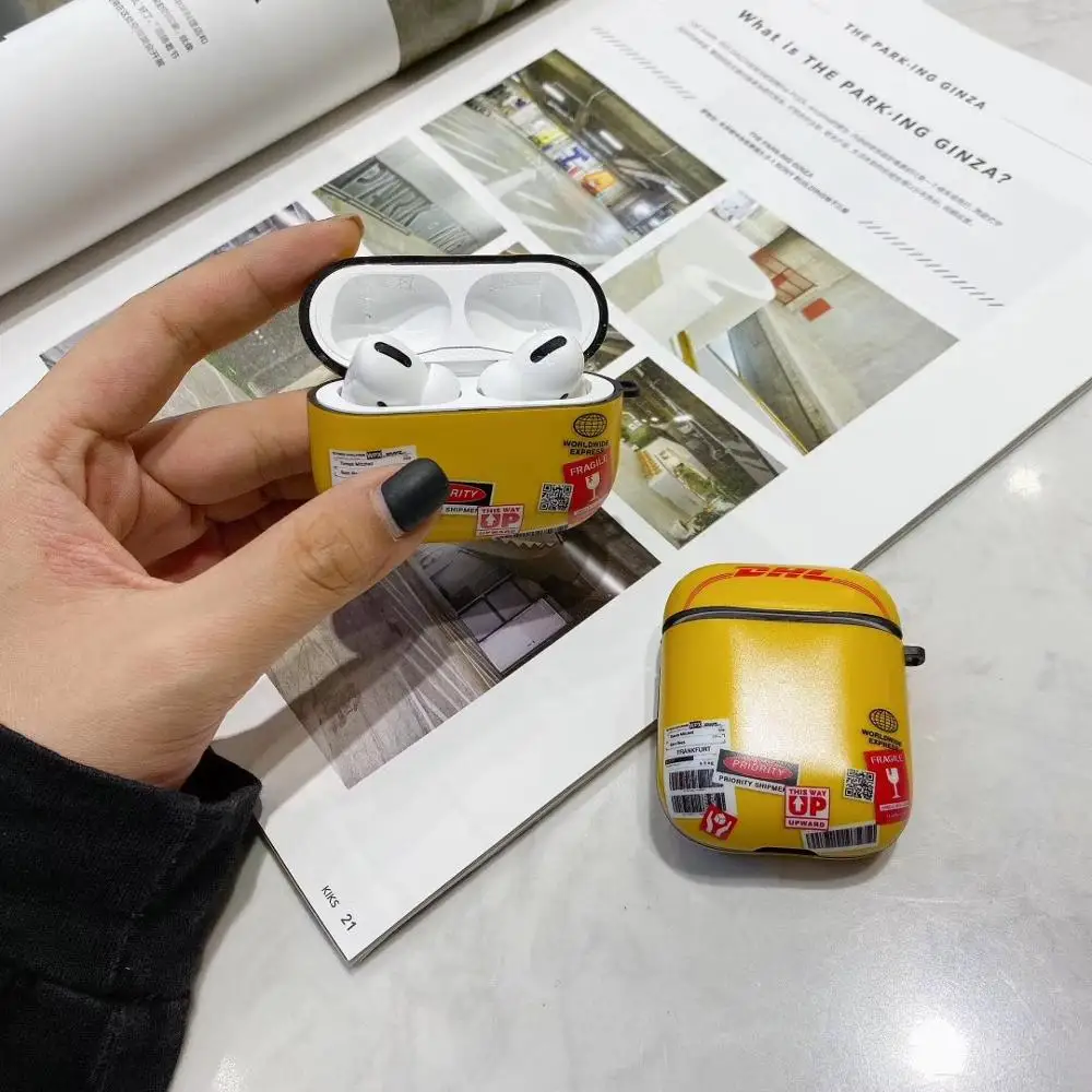 Чехол для наушников Airpods 1 2 DHL Express 50 го юбилейного выпуска чехол pro 3 беспроводной с