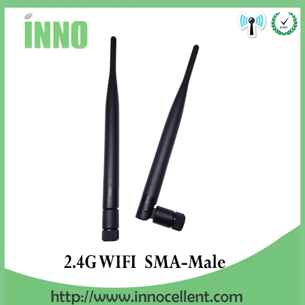 2 4 ГГц 5 дБи Wifi антенна SMA штекер разъем 4G всенаправленные антенны беспроводной