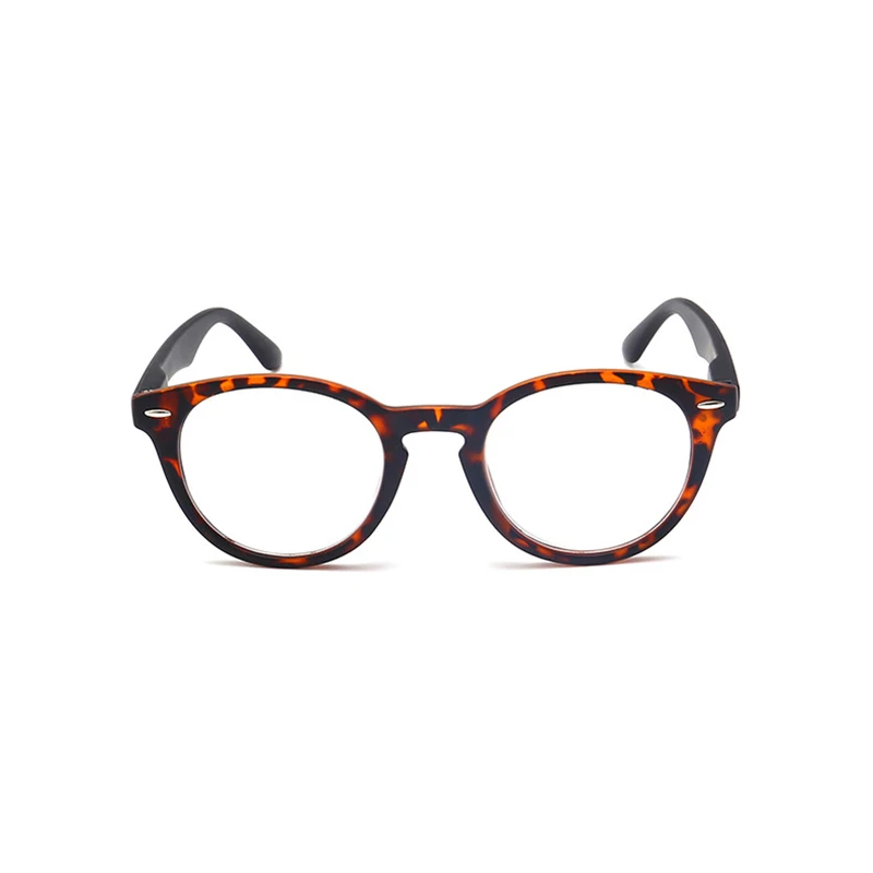 Очки для чтения с леопардовым принтом мужчин и женщин ретро заклепками