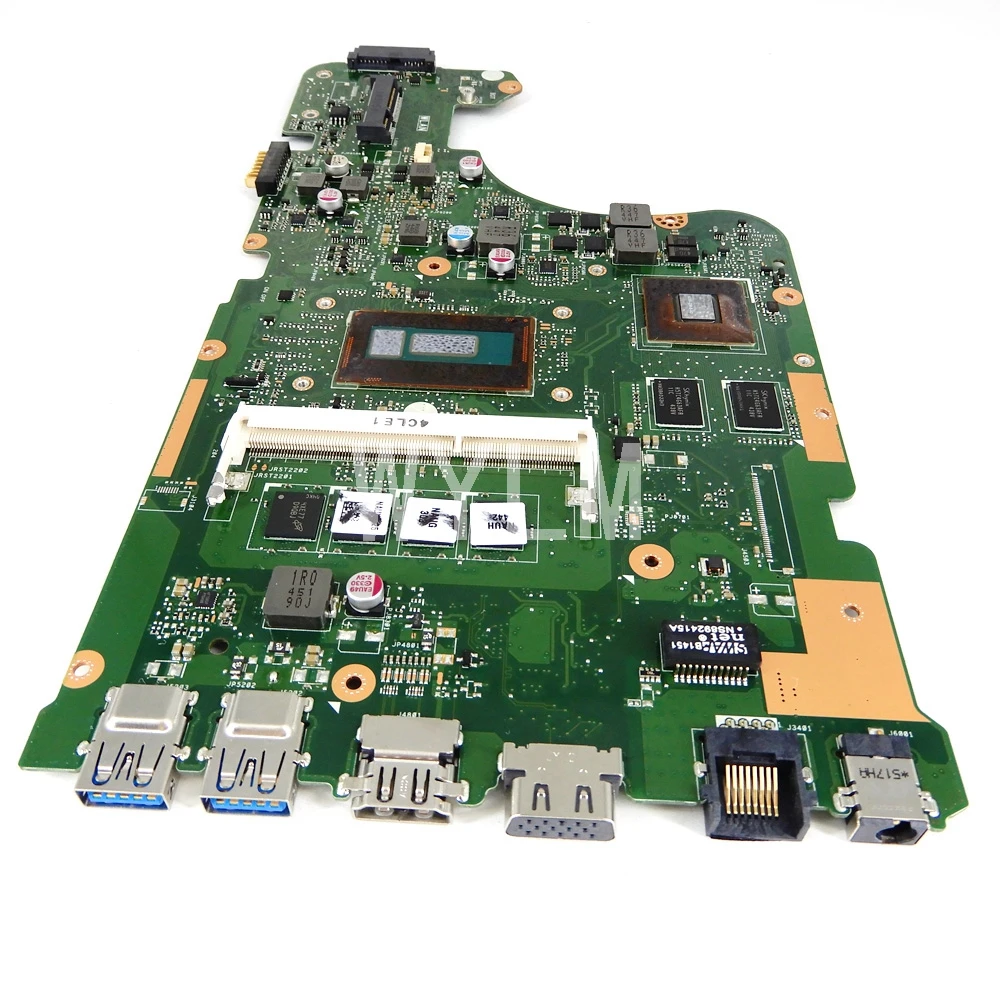 

X555LDB EDP MAIN_BD_4G/GT820M/2GB mainboard REV3.3 For Asus X555LJ LB LI LN X555LF X555LD X555L A555L VM590L laptop motherboard