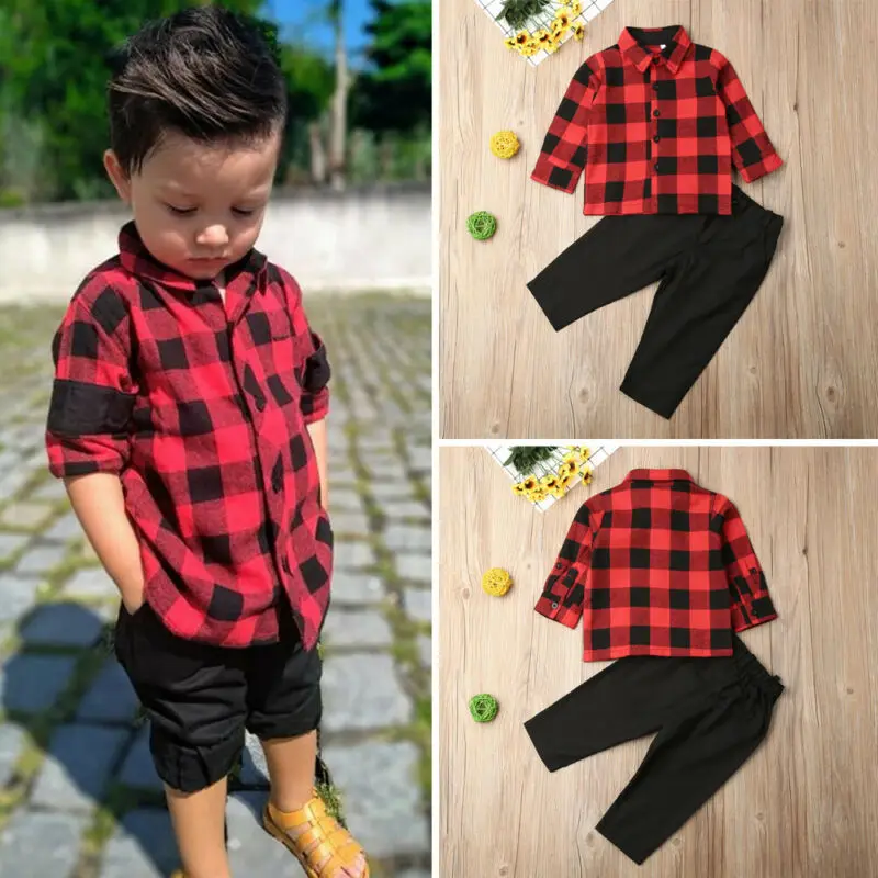 Новинка 2019 года лидер продаж рубашка с длинными рукавами в черно-красную клетку