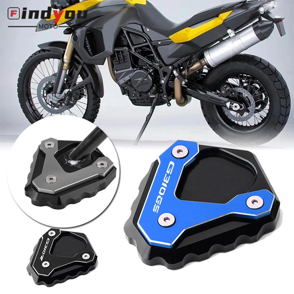 

For BMW G310GS G310R 2017 2018 2019 Flash Deals Motorcycle CNC accessories Kickstand Extension Plate Foot Side Stand Enlarge pad