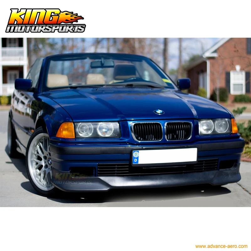 Подходит для 92 98 BMW E36 3 серии M Tech Style переднего бампера губ поли уретана Global