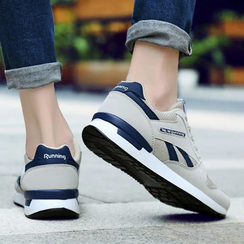 Женская спортивная обувь легкие кроссовки из искусственной кожи женская для