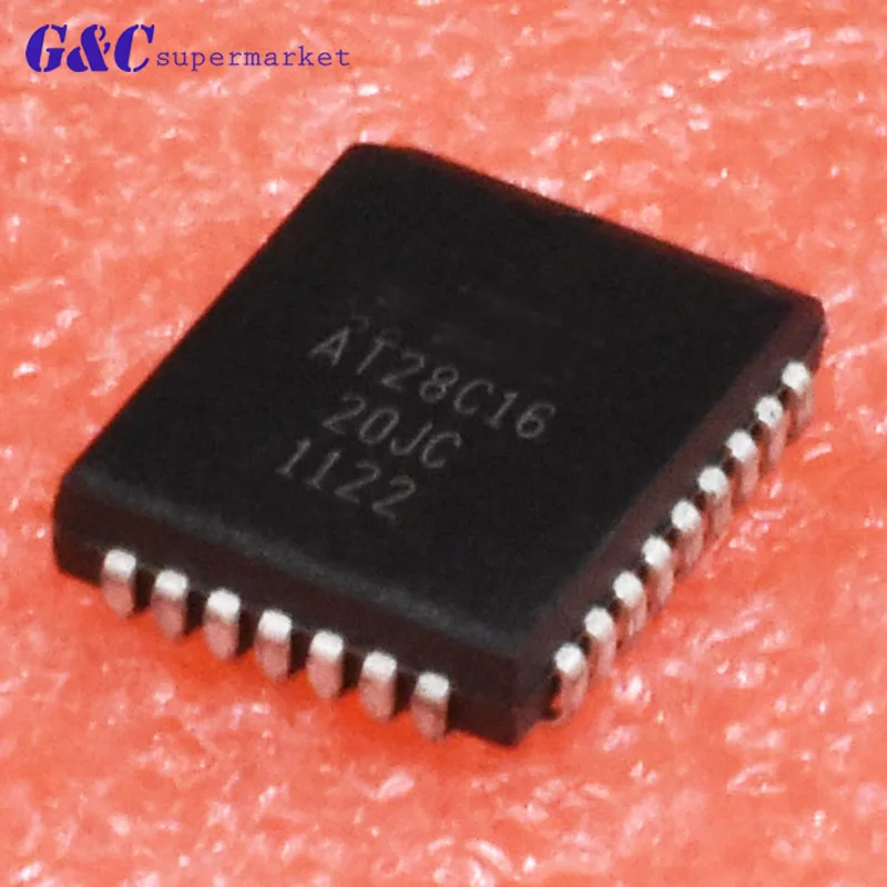 1/5 шт AT28C16-20JC инкапсуляции: PLCC x8 EEPROM 32 контакта diy Электроника | Электронные
