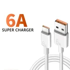 Кабель Usb Type-C, 1 м, 1,5 м, 2 м, 6 А, для Xiaomi Mi 11, 10 Pro, 5G, 9, Poco M3, X3, NFC, Redmi Note 10, K30s, Тип C