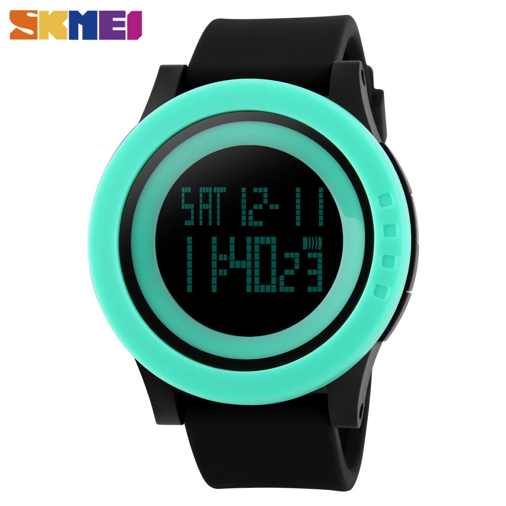 

SKMEI Digital Sport Watch Men Chronograph EL Light Men's Wrist Watches Date 12/24 hours Alarm Clock Man relogio masculino 1142