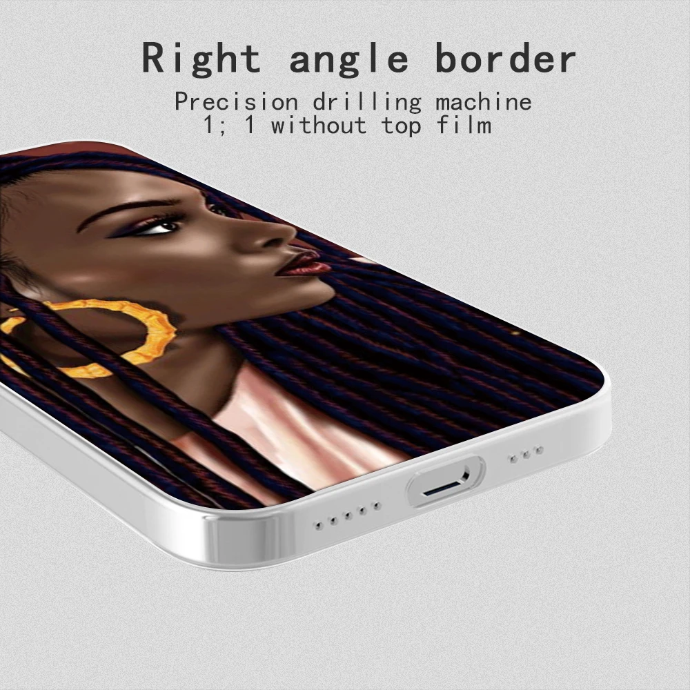 

ciciber Melanin Poppin Case for IPhone 12 Pro Case for IPhone 12 11 Pro XS Max Mini XR 7 X 8 6 6S Plus 5S SE 2020 Silicone Funda