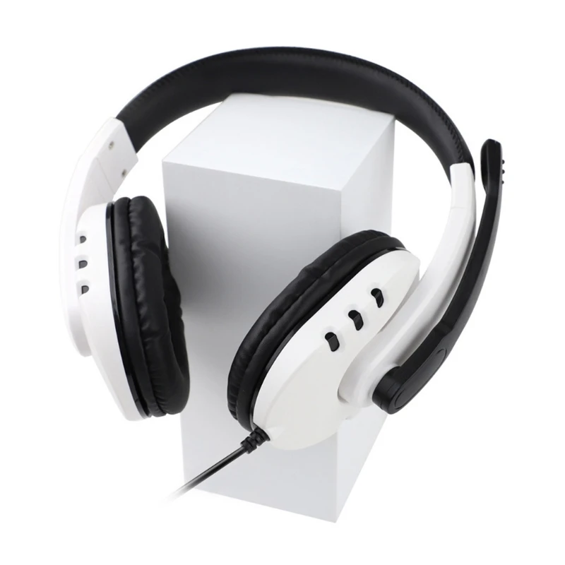 

White Gaming Headset for PC/PS5/PS4 Headset with Microphone,Noise Cancelling,Soft Earmuffs,Gaming Headphone for Boys Girls