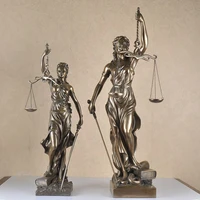 european classic character resin crafts justice goddess angel copper decoration home decoration libra ornaments