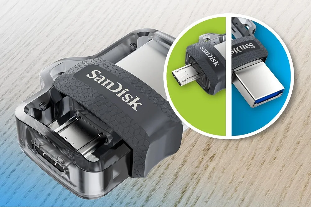 Двойной Флеш-накопитель SanDisk OTG USB флэш-накопитель 32 Гб оперативной памяти, 16 Гб встроенной памяти USB 3,0 двойной мини флеш-накопитель 256 ГБ 128 150 МБ/с. флэш-накопитель 64 ГБ для ПК и других моделей на платформе Android