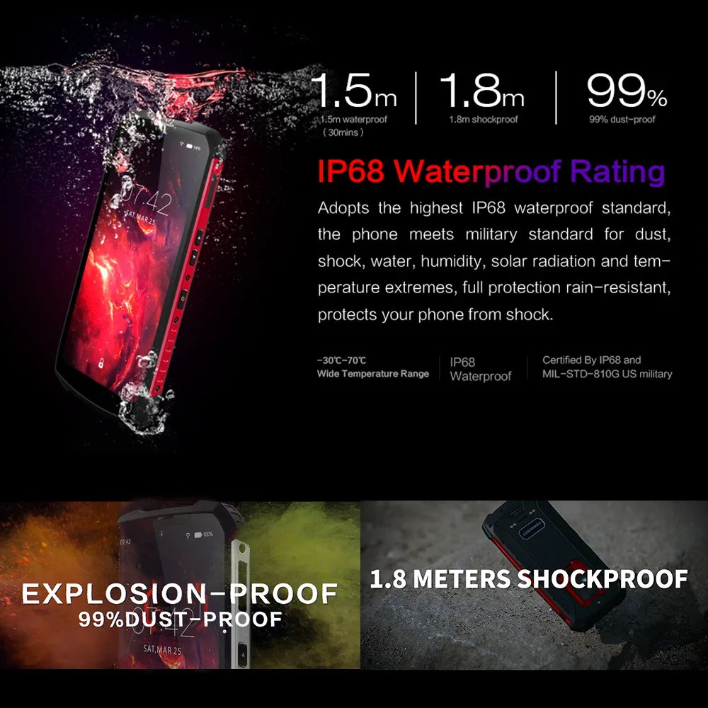Телефон-рация S16 ATEX IP68 Helio P90 48 МП PTT | Мобильные телефоны и аксессуары