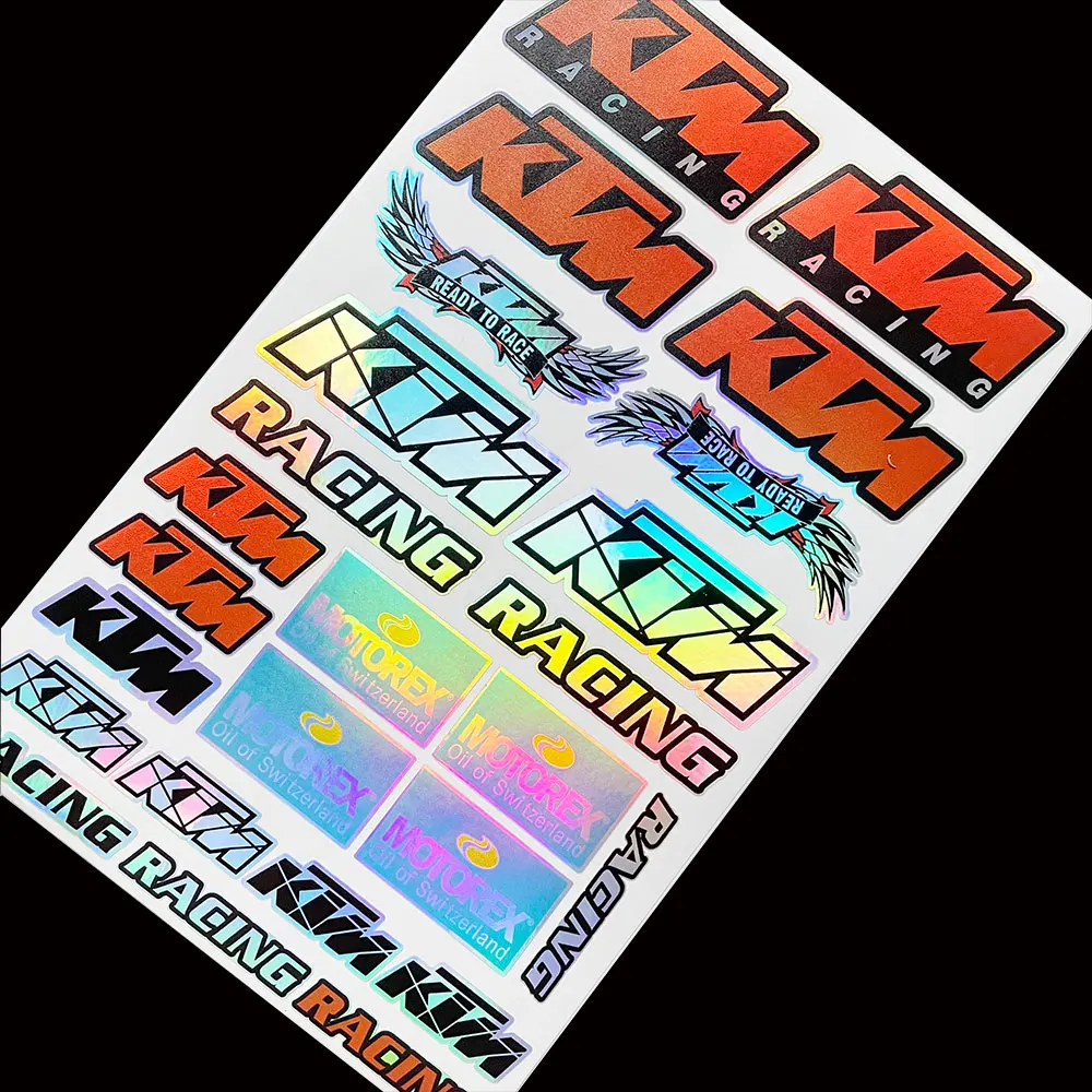 Лазерные цветные наклейки для мотоциклов на бак Bully Dog Для KTM 125 150 200 250 300 350 400 450 SX SXF