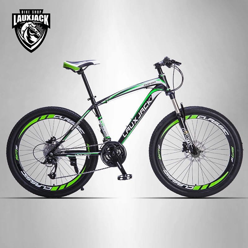 LAUXJACK горный велосипед стальной рамы 24 скорости Shimano 26 &quotколеса MTB|Велосипеды| |