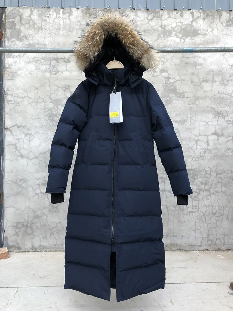 Канадский плотный теплый стиль брендовая новинка Женская Длинная женская парка