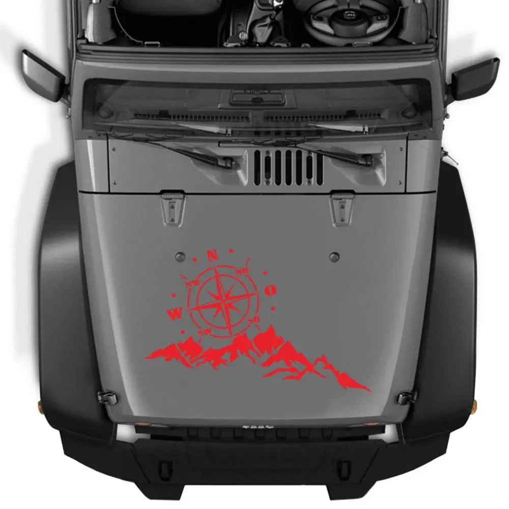 Car Sticker Reflective Mountain Tree Vehicle Decal Off-road Caravan Styling Decoration Accessories | Автомобили и мотоциклы