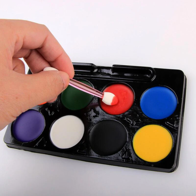 6/8 цветов карандаши для рисования лица краска Рождественский карандаш тела