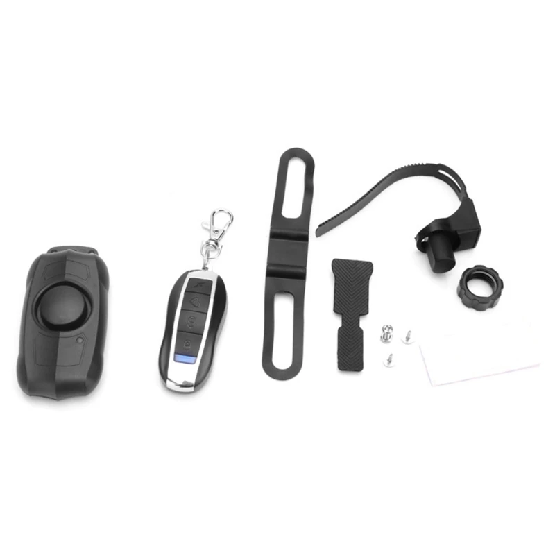 

Wireless Remote Control Anti-Theft Vibration Alarm Motorcycle Bike Bicycle Security Lock Cycling Bell Horn