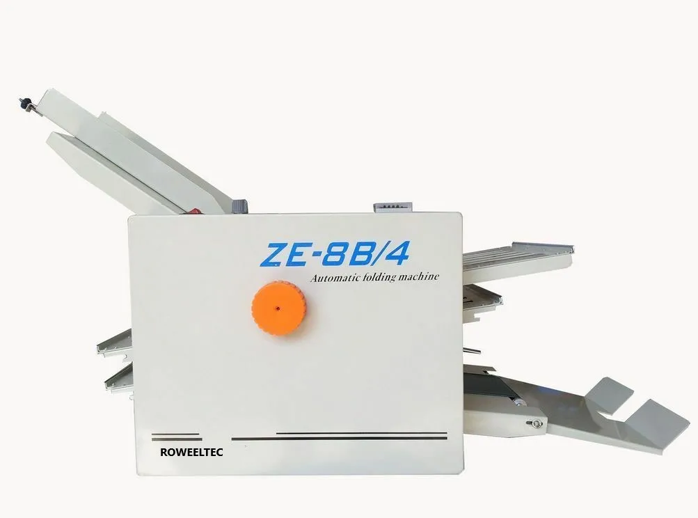 

Automatic Paper folding machine Paper Folder Machine ZE-8B/4 4 Fold plate ATT