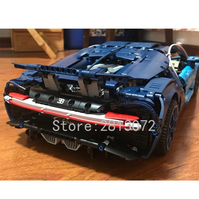 20086 Supercar Bugattis синий \ красный \ черный Technic 42083 3625 шт Chiron модель автомобиля строительные блоки кирпичи игрушки