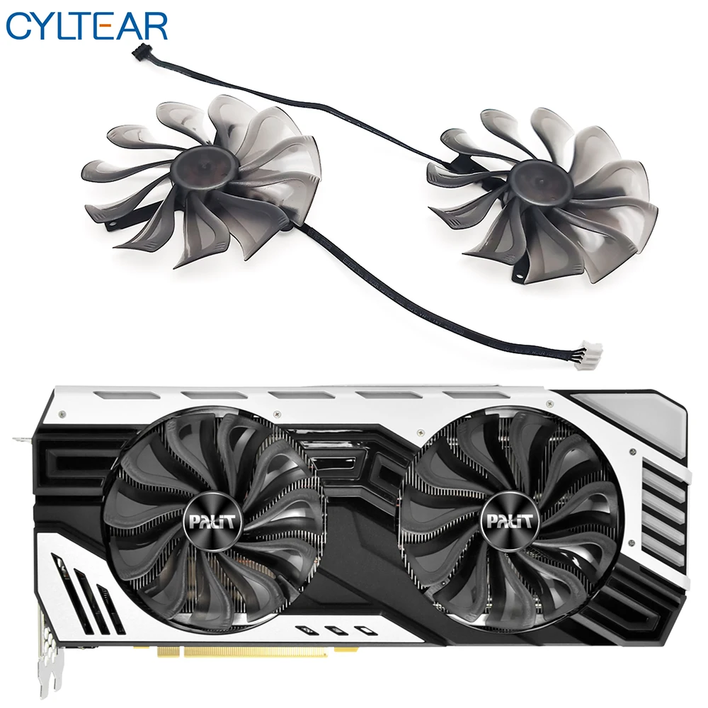 Вентилятор видеокарты GAA8S2U FD10015H12S DC12 в 2060 а 2070 2080 RTX2080 для Palit RTX видеокарта Super JetStream
