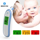Цифровой инфракрасный термометр BOXYM с ЖК-дисплеем для измерения температуры тела, бесконтактный термометр для измерения лба, уха для взрослых и детей