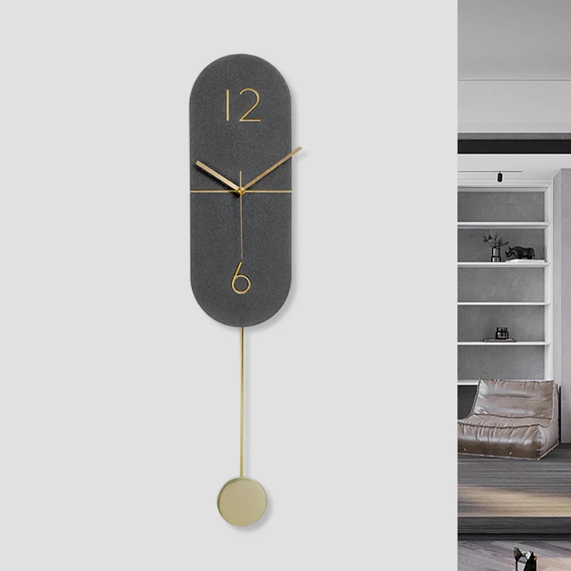 

Europe Pendulum Wall Clock Digital Luxury Kitchen Small Wall Watch Industrial Decor Vintage Style Decorations for Home Saat 50