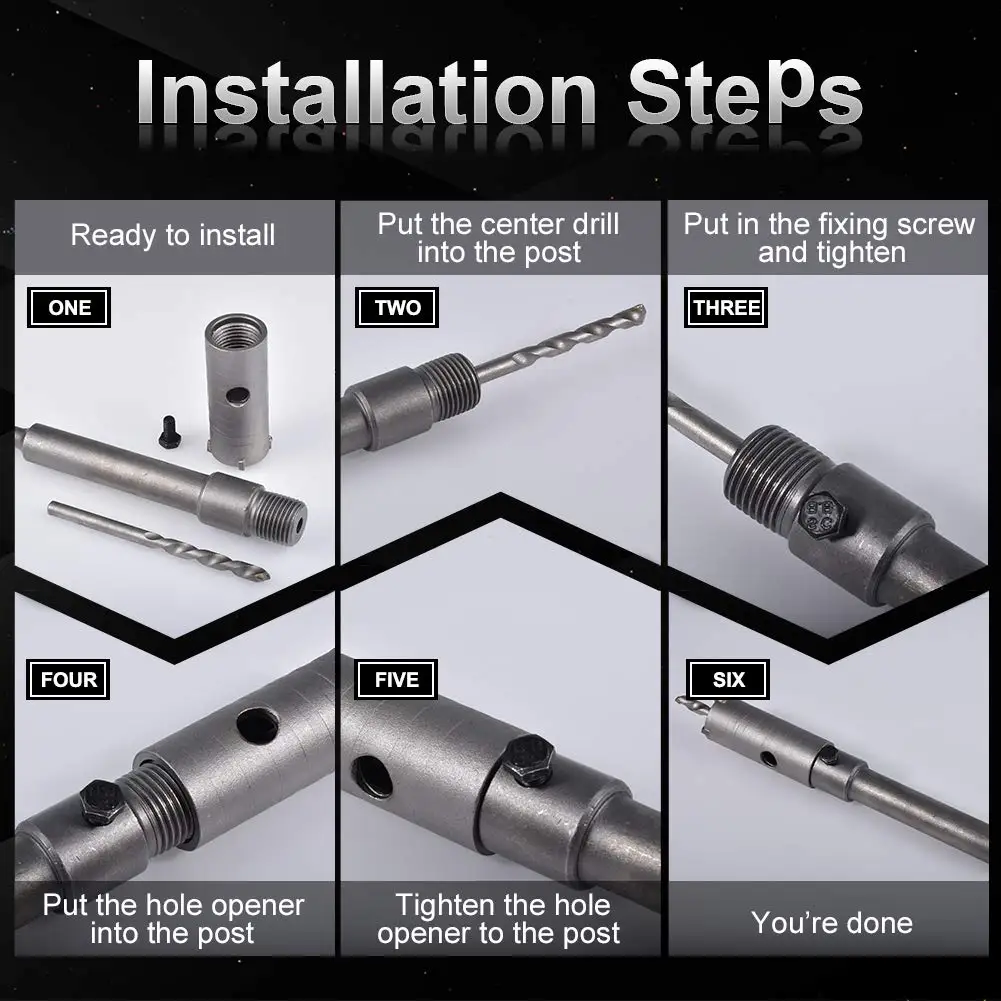 65 мм SDS плюс хвостовик отверстие пилы резак Бетон цемент камень стены