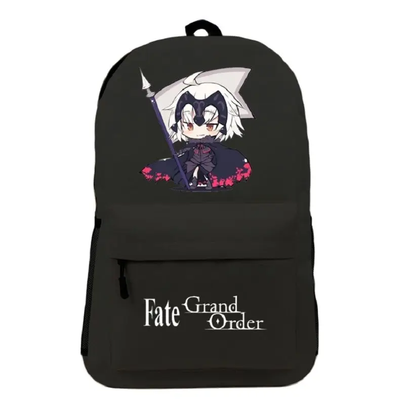 

Unisex Anime Cartoon Fate Grand Order FGO Jeanne d'Arc Alter Rucksack School Student Backpacks