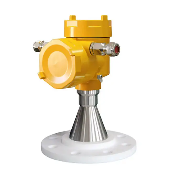 

Dn100 Ptfe Flange Radar Level Sensor For Small Tank With Steam And Corrosion