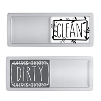 dishwasher magnet clean dirty sign strong magnet indicator non scratching kitchen dish washer refrigerator magnet with stickers