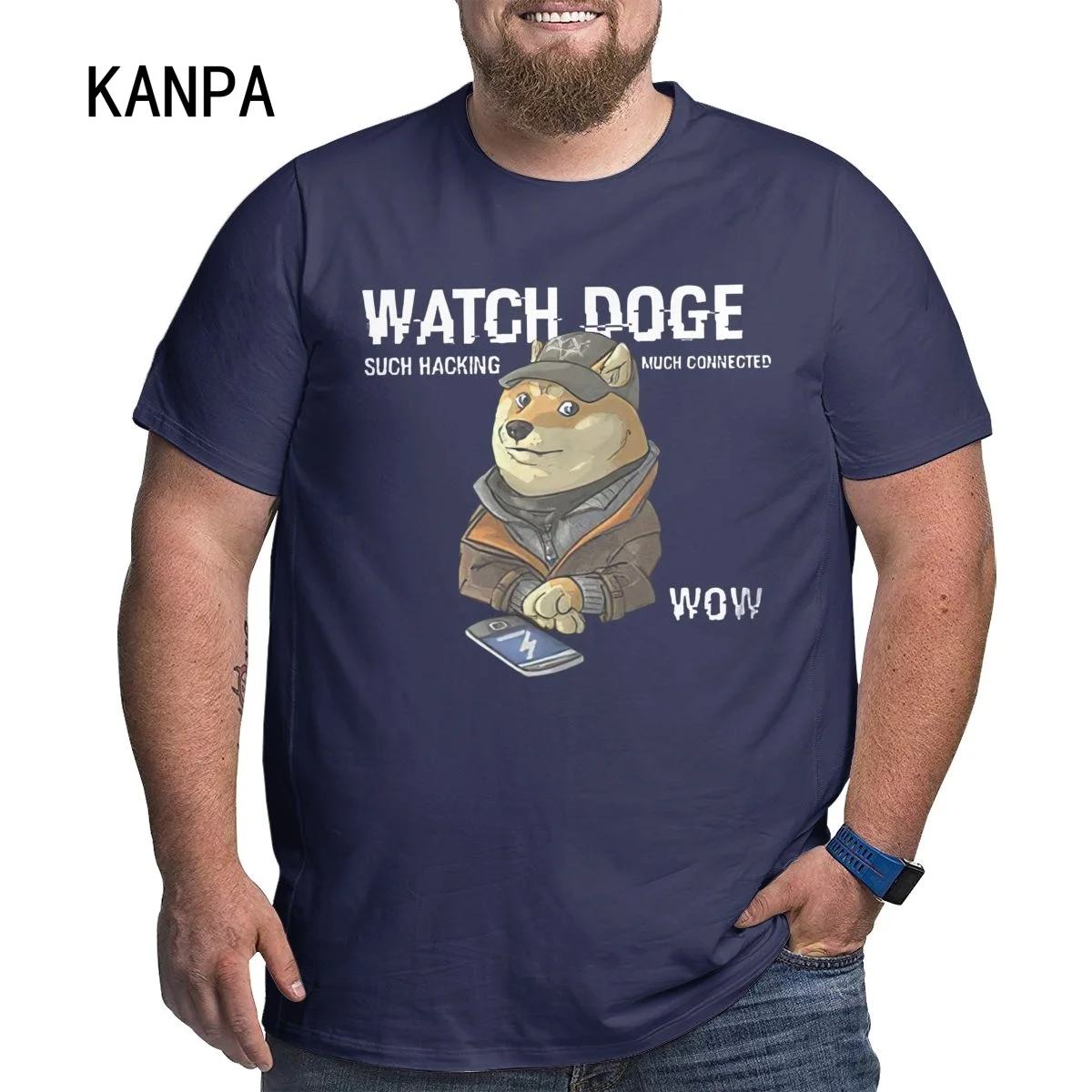

Часы Dogcoin DOGE мужские над Размеры d Футболки Военно-морской флот хлопок размера плюс Размеры Топ, футболка, рубашка для мужчин летняя футболка...