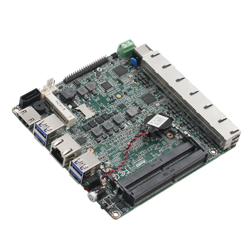 2020 новейшая горячая Распродажа 12*12 см 2 * DDR4 2133 МГц ОЗУ гнездо 6lan порт Nano брандмауэр