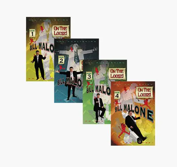 

BILL MALONE - ON THE LOOSE(1-4) , Bill Malone - Here I Go Again (1-3) , Bill Malone - Malone Meets Marlo(1-6) Magic tricks