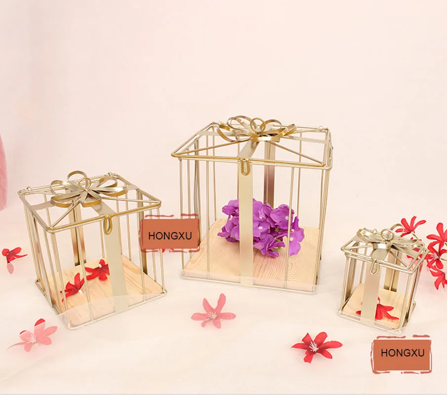 3 шт./набор декоративные подарочные коробки из кованого железа|Украшения своими