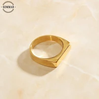 sommar new beautiful fashion gold vermeil size 6 7 8 lady tail ring mini signet men ring bone