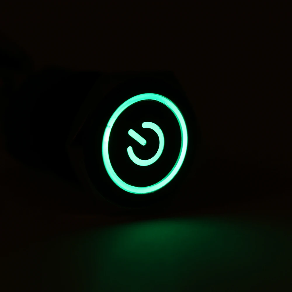 16 мм металлический кнопочный светодиодный светильник Панель Мгновенный