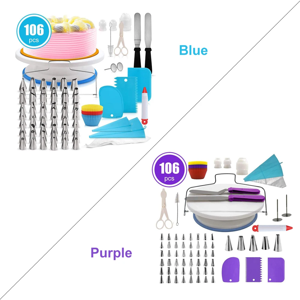 Cakedecoration принадлежности для украшения торта из нержавеющей стали поворотный стол