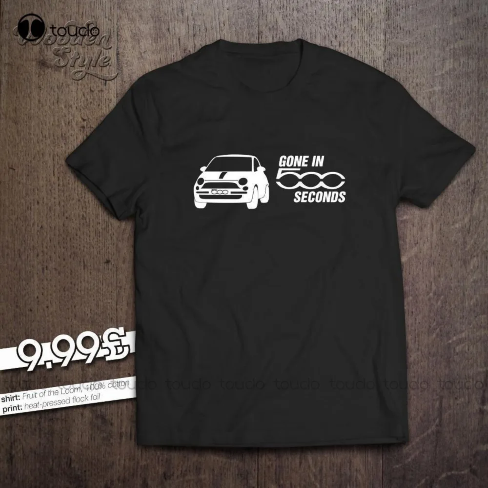 

Горячая Распродажа, новая мужская футболка, Мужская футболка с выходом за 500 секунды, Фиат 500, абсолютно новая качественная футболка из 100% хл...