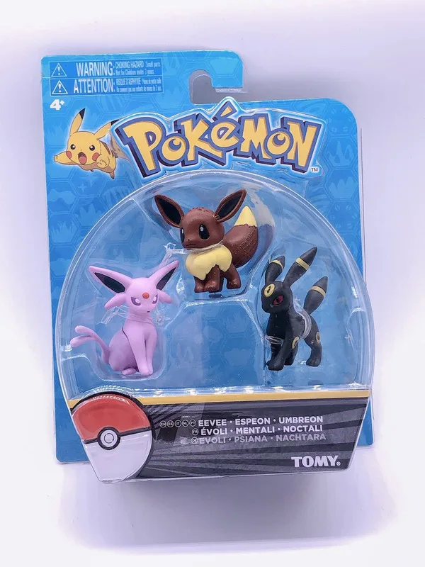 Фигурки героев семьи Takara Tomy Pokemon Eevee Коллекционная модель экшн игрушки для детей