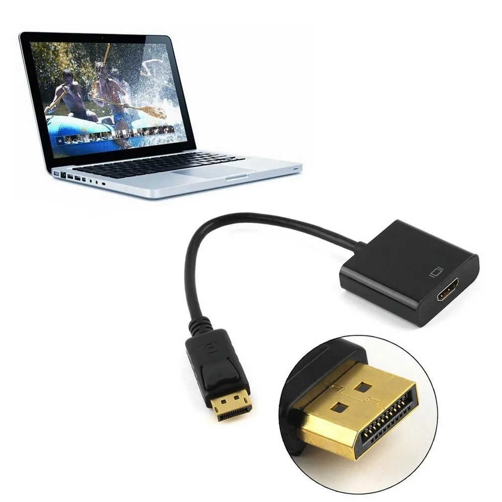 Новинка активный экран ATI Eyefinity HD 4K 1 2 DP папа-HDMI мама Видео Аудио HDTV черный адаптер